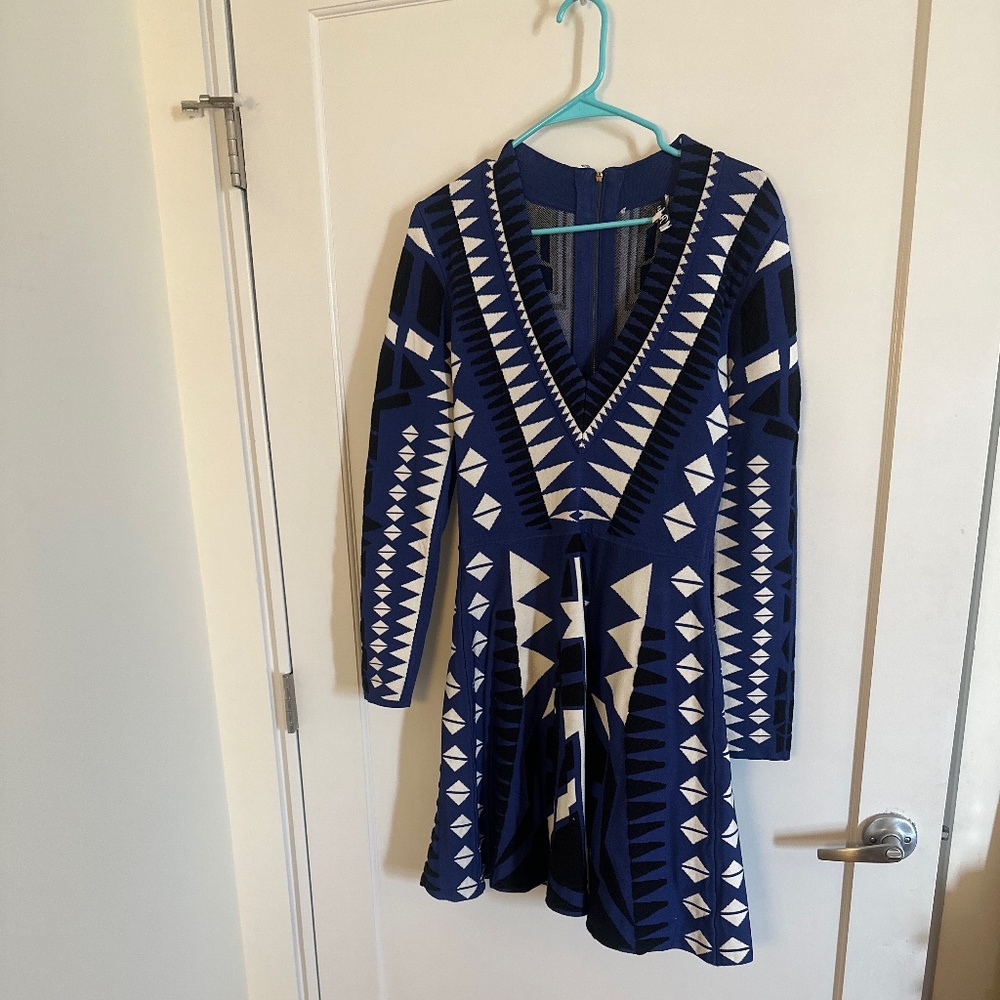 Parker Geometric LS Dress